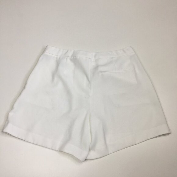 VINCE White Front Overlay Shorts - Picture 8 of 10